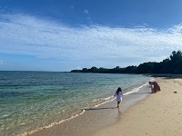 お墓参りの代わりとして石垣島のビーチに