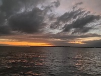 美しい竹富島のサンセットマジックアワー